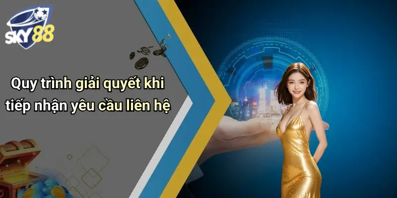 Quy trình giải quyết khi tiếp nhận yêu cầu liên hệ